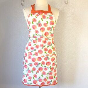 Hobby Lobby Kitchen/Hostess Apron Peach Print